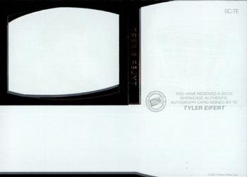 2013 Press Pass Showcase #SC-TE Tyler Eifert Back