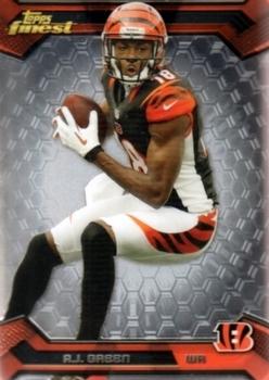 2013 Finest #33 A.J. Green Front
