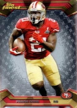 2013 Finest #63 Frank Gore Front