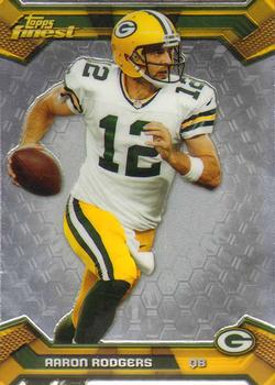 2013 Finest #100 Aaron Rodgers Front