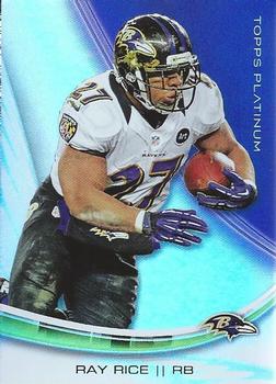2013 Topps Platinum #11 Ray Rice Front