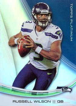 2013 Topps Platinum #31 Russell Wilson Front