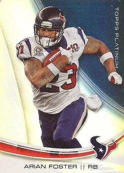 2013 Topps Platinum #34 Arian Foster Front