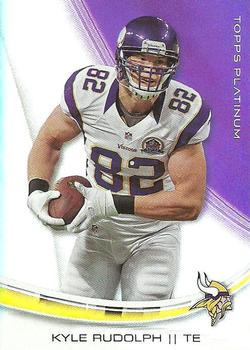 2013 Topps Platinum #64 Kyle Rudolph Front