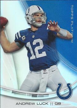 2013 Topps Platinum #95 Andrew Luck Front