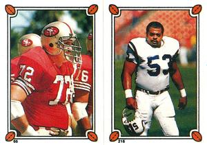 1987 Topps Stickers #66 / 216 Jeff Stover / Ray Donaldson Front