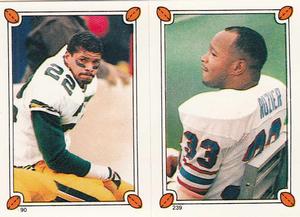 1987 Topps Stickers #90 / 239 Mark Lee / Mike Rozier Front