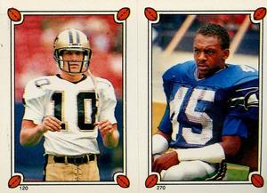 1987 Topps Stickers #120 / 270 Brian Hansen / Kenny Easley Front