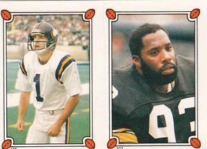1987 Topps Stickers #128 / 277 Chuck Nelson / Keith Willis Front
