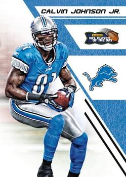 2012 Panini NFL Player of the Day #1 Calvin Johnson Front