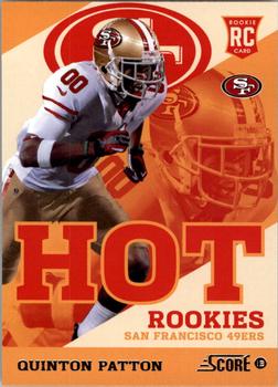 2013 Score - Hot Rookies Hobby #11 Quinton Patton Front