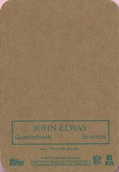 2013 Topps Archives - 1970 Glossy #13 John Elway Back