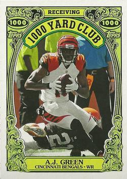 2013 Topps Archives - 1000 Yard Club #1 A.J. Green Front