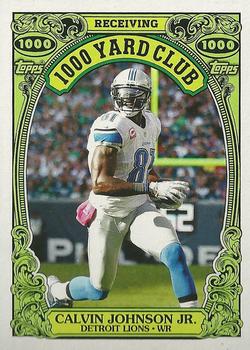 2013 Topps Archives - 1000 Yard Club #7 Calvin Johnson Front