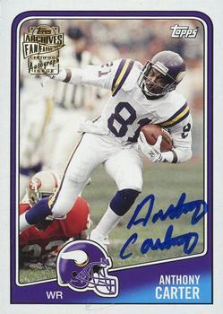 2013 Topps Archives - Fan Favorite Autographs #FFA-AC Anthony Carter Front
