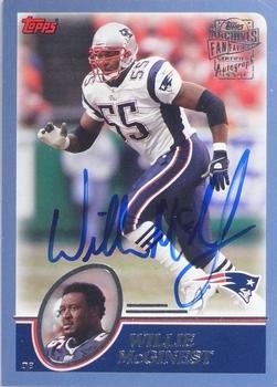 2013 Topps Archives - Fan Favorite Autographs #FFA-WM Willie McGinest Front