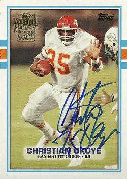 2013 Topps Archives - Fan Favorite Autographs #FFA-CO Christian Okoye Front
