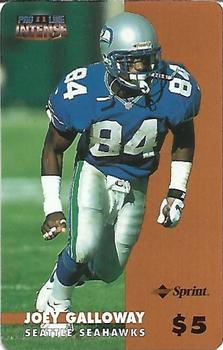 1996 Pro Line II Intense - Phone Cards $5 #13 Joey Galloway Front