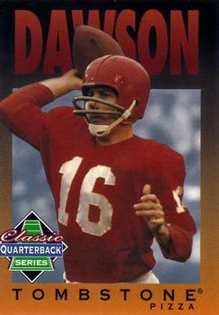 1995 Tombstone Pizza Classic Quarterback Series #3 Len Dawson Front