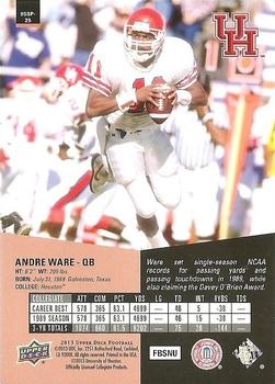 2013 Upper Deck - 1995 SP Inserts #95SP-25 Andre Ware Back