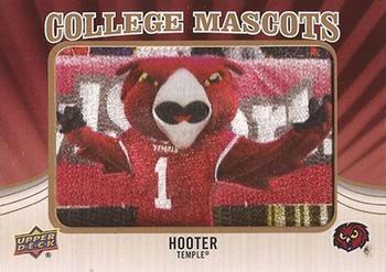 2013 Upper Deck - College Mascots Manufactured Patches #CM-105 Hooter Front