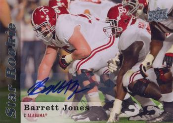 2013 Upper Deck - Star Rookie Autographs #86 Barrett Jones Front