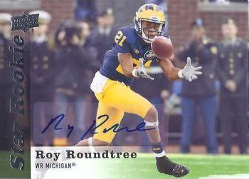 2013 Upper Deck - Star Rookie Autographs #120 Roy Roundtree Front