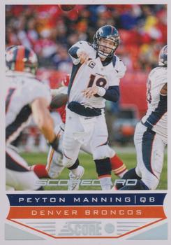 2013 Score - Scorecard #61 Peyton Manning Front