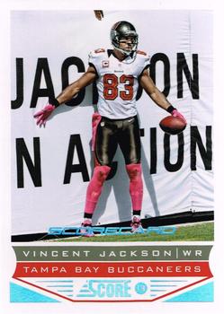 2013 Score - Scorecard #201 Vincent Jackson Front