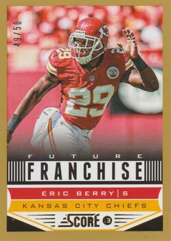2013 Score - Gold Zone #314 Eric Berry Front