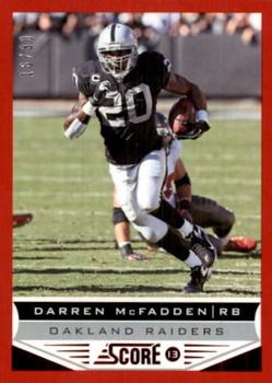 2013 Score - Red Zone #154 Darren McFadden Front