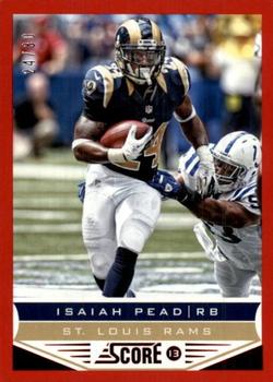 2013 Score - Red Zone #176 Isaiah Pead Front