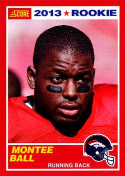 2013 Score - Red #410 Montee Ball Front