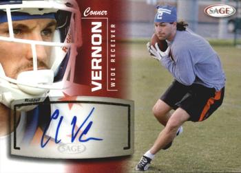 2013 SAGE - Autographs Red #57 Conner Vernon Front