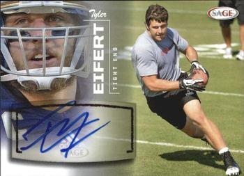 2013 SAGE - Autographs Silver #12 Tyler Eifert Front