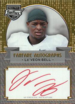 2013 Press Pass Fanfare - Red Ink #FFLB Le'Veon Bell Front