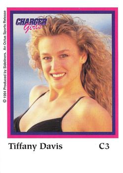 1994-95 Sideliners Pro Football Cheerleaders - Sideline Swimsuit #C3 Tiffany Davis Back