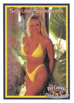 1994-95 Sideliners Pro Football Cheerleaders - Sideline Swimsuit #R36 Gina Smith Front