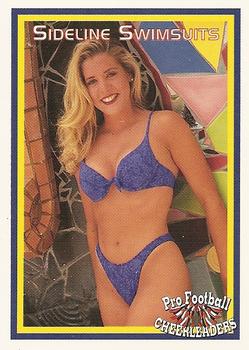 1994-95 Sideliners Pro Football Cheerleaders - Sideline Swimsuit #R38 Karen Stringer Front