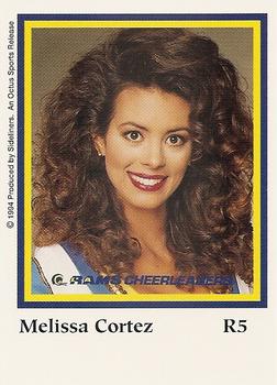 1994-95 Sideliners Pro Football Cheerleaders - Sideline Swimsuit #R5 Melissa Cortez Back