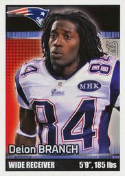 2012 Panini Stickers #39 Deion Branch Front