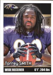 2012 Panini Stickers #72 Torrey Smith Front