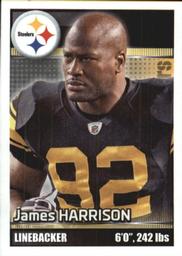 2012 Panini Stickers #111 James Harrison Front