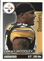 2012 Panini NFL Sticker Collection #112 LaMarr Woodley Front