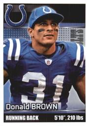 2012 Panini Stickers #140 Donald Brown Front