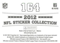 2012 Panini Stickers #164 Chris Johnson Back