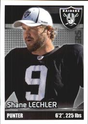 2012 Panini NFL Sticker Collection #210 Shane Lechler Front