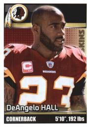 2012 Panini Stickers #277 DeAngelo Hall Front