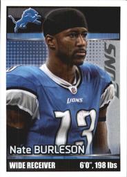 2012 Panini Stickers #308 Nate Burleson Front
