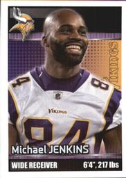 2012 Panini NFL Sticker Collection #335 Michael Jenkins Front